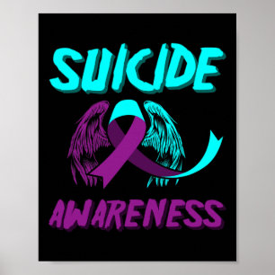 Póster Apoyar la toma de conciencia sobre el suicidio en
