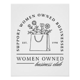 Póster Apoyar las citas estéticas de empresas propiedad d