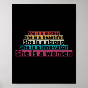 Póster Apoyar los derechos de las mujeres