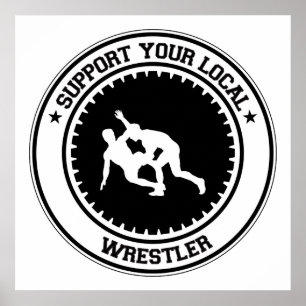 Póster Apoye a su luchador local