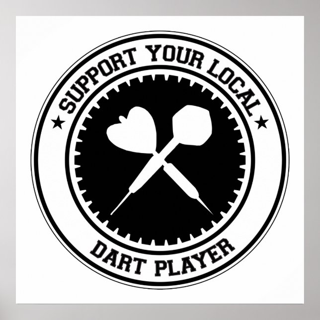 Póster Apoye a su reproductor de Dart local (Frente)