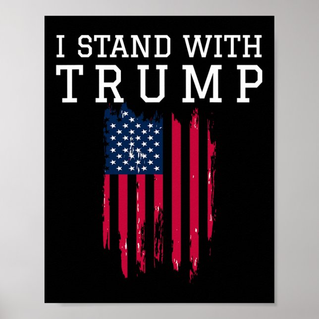 Póster Apoyen a Trump Pro Trump (Frente)