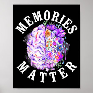Póster Apoyo a la Conciencia de la Demencia de Alzheimer 
