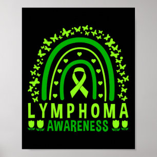 Póster Apoyo a la Conciencia del Linfoma Arcoíris