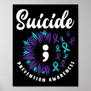 Póster Apoyo a la concienciación sobre el suicidio Preven