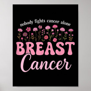 Póster Apoyo a la lucha contra el cáncer de mama
