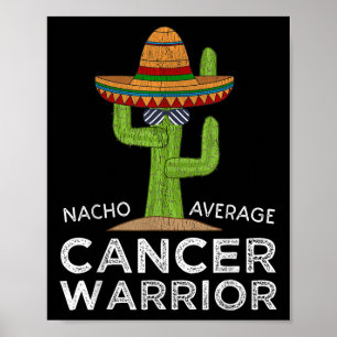 Póster Apoyo a la lucha contra el cáncer _ divertida guer