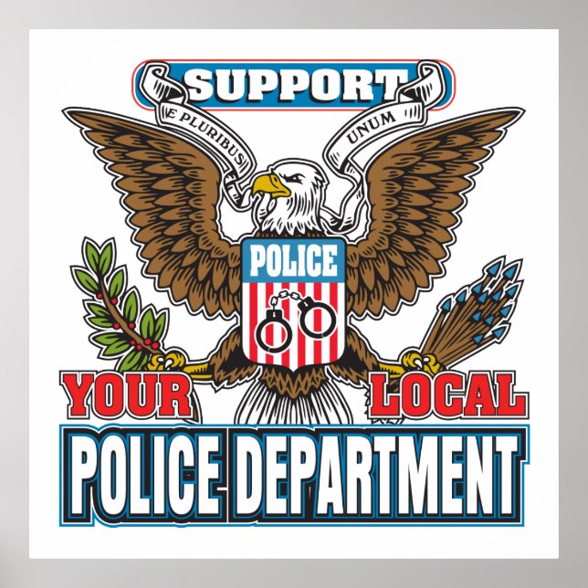 Póster Apoyo a la policía local (Frente)