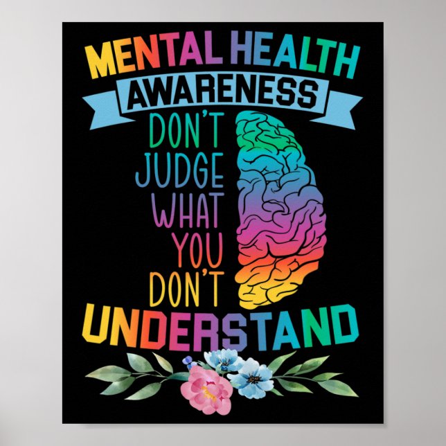 Póster Apoyo a la salud mental 1 (Frente)