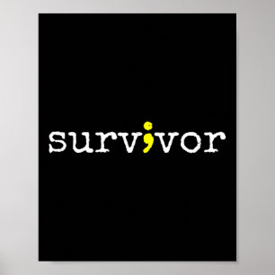 Póster Apoyo a la toma de conciencia sobre el suicidio Si