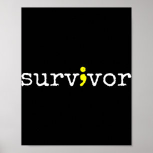 Póster Apoyo a la toma de conciencia sobre el suicidio Si