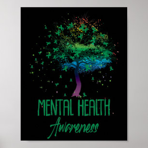 Póster Apoyo a las cintas del árbol de la concienciación 