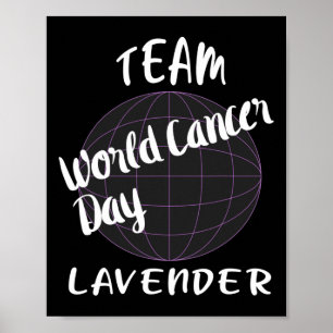 Póster Apoyo a las supervivientes del cáncer Día Mundial