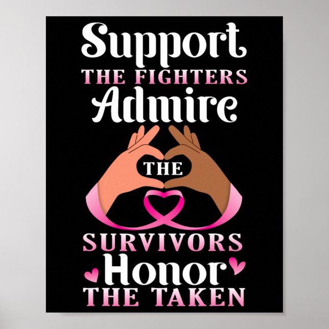 Póster Apoyo A Los Combatientes Admire A Los Sobrevivient (Frente)