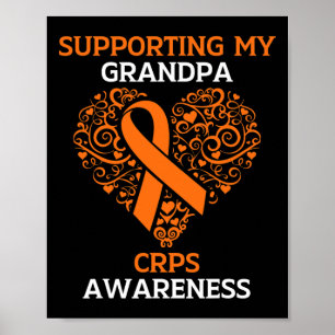 Póster Apoyo A Mi Abuelo Rsd Crps Sensibilización Mes Ora