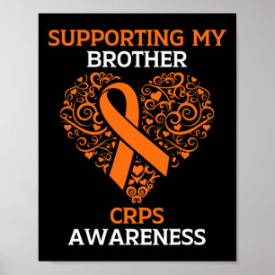 Póster Apoyo A Mi Hermano Rsd Crps Sensibilización Mes Or