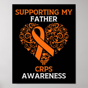 Póster Apoyo A Mi Padre Rsd Crps Sensibilización Mes Oran