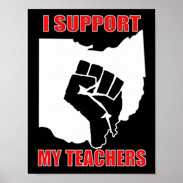Póster Apoyo a mis profesores (Frente)