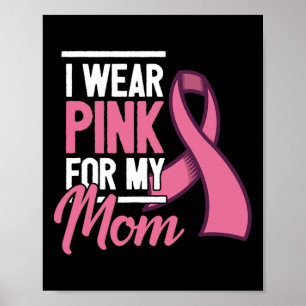 Póster Apoyo al cáncer de mama