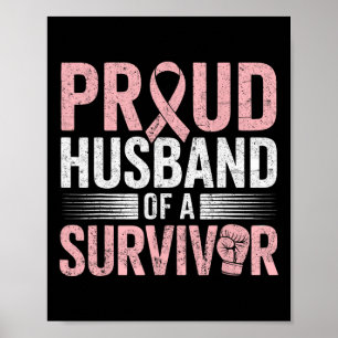 Póster Apoyo al cáncer de mama Cinta rosa Cáncer de Mama