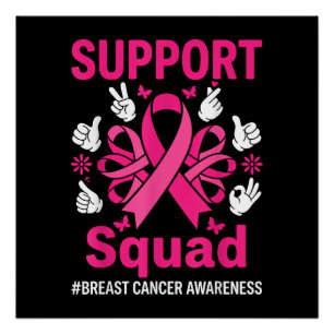 Póster Apoyo Equipo Conciencia del Cáncer de Mama