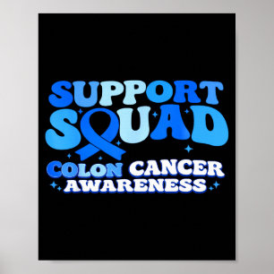 Póster Apoyo Escuadrón Conciencia del Cáncer de Colon Col