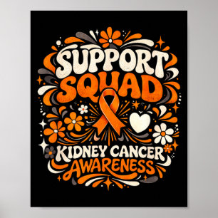 Póster Apoyo Escuadrón Conciencia del Cáncer de Riñón Nar