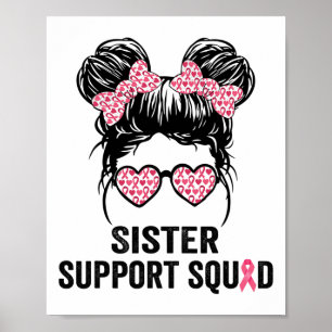 Póster Apoyo Hermana Bun Gl Escuadrón Conciencia Cáncer d