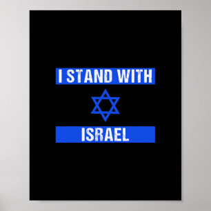 Póster apoyo mi apoyo al legado judío israelí