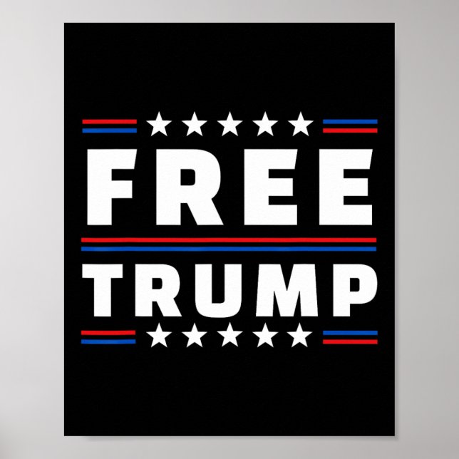 Póster Apoyo republicano a Donald Trump (Frente)