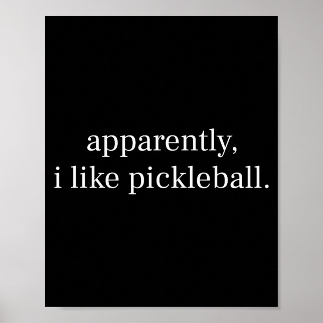 Póster Apparently I Like Ckleball For Men Women Cool Ckle (Frente)