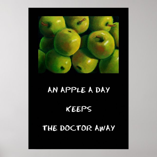 PÓSTER APPLE A DAY POSTER (ART. (Frente)