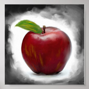 Póster Apple de la vida