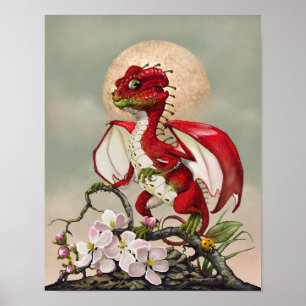 Póster Apple Dragon 11x14 (4x6 y superior)