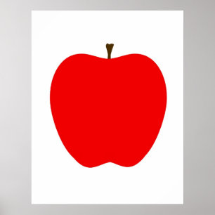 Póster Apple moderno imprime