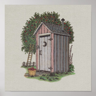 Póster Apple Orchard Outhouse