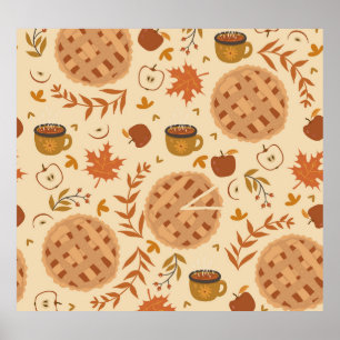 Póster Apple Pie Autumn: Gráficos de época