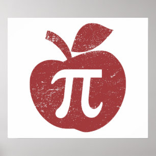 Póster Apple Pie Pi Day