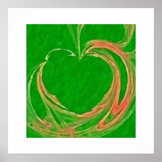 Póster Apple verde (Frente)