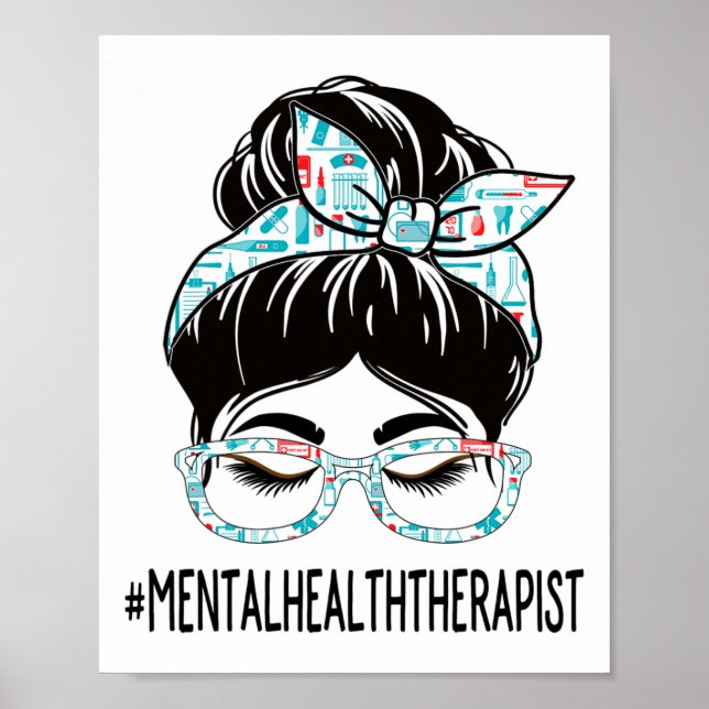 Póster Apreciación de la Semana de Terapia de la Salud Mu (Frente)