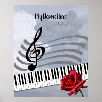 Póster Apreciación musical y personalización del talento