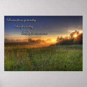 Póster Aprenda del poster del ayer .....