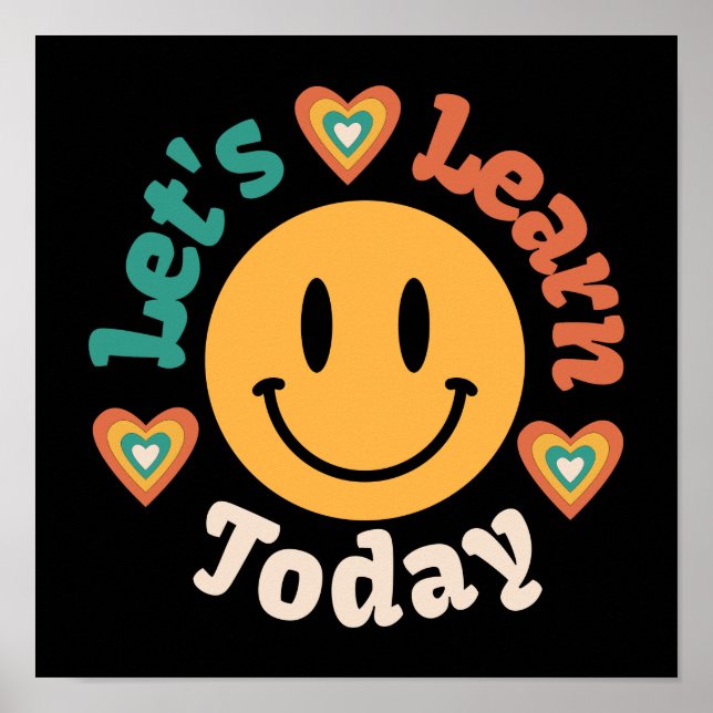 Póster Aprendamos hoy (Frente)