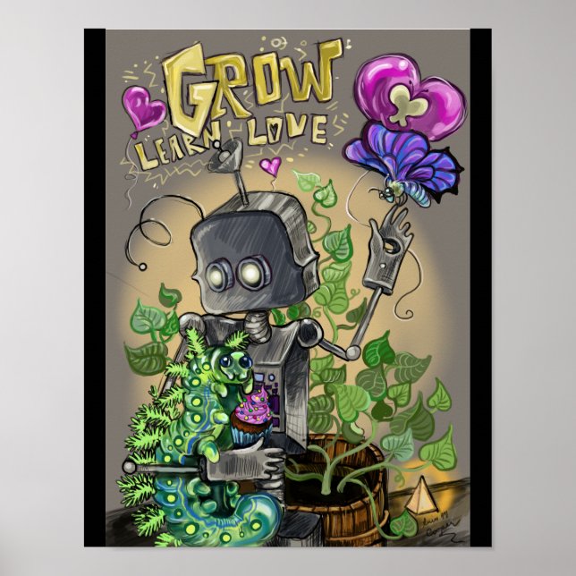 Póster Aprende a amar a Smooshie y a bloguear (Frente)