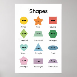 Póster Aprende Formas 