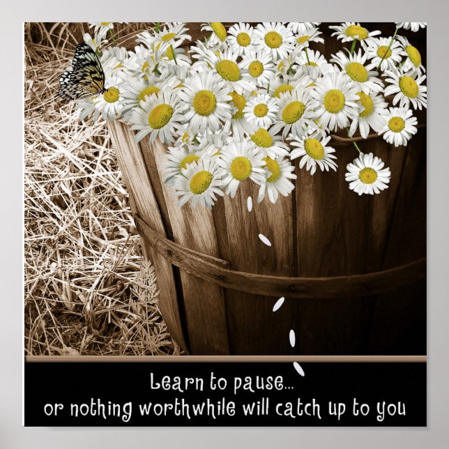 Póster Aprender a pausar (Frente)