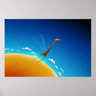 Póster Aprender a volar