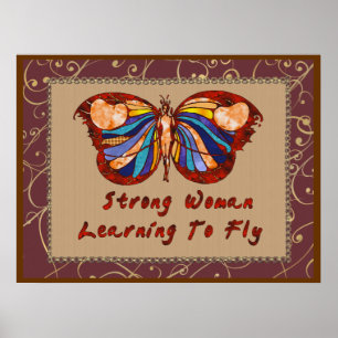 Póster Aprender a volar