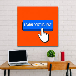 Póster Aprender portugués