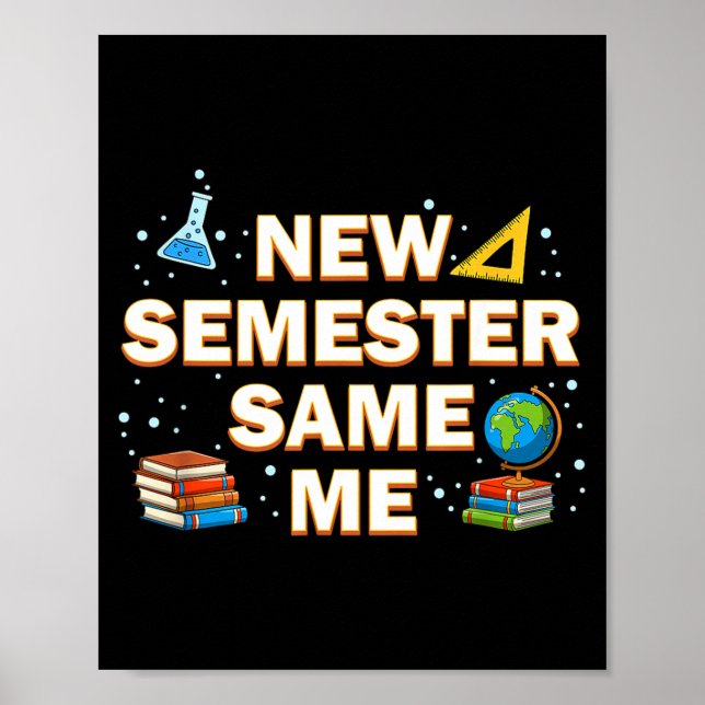 Póster Aprendizaje para exámenes Estudiante Aprende Escue (Frente)